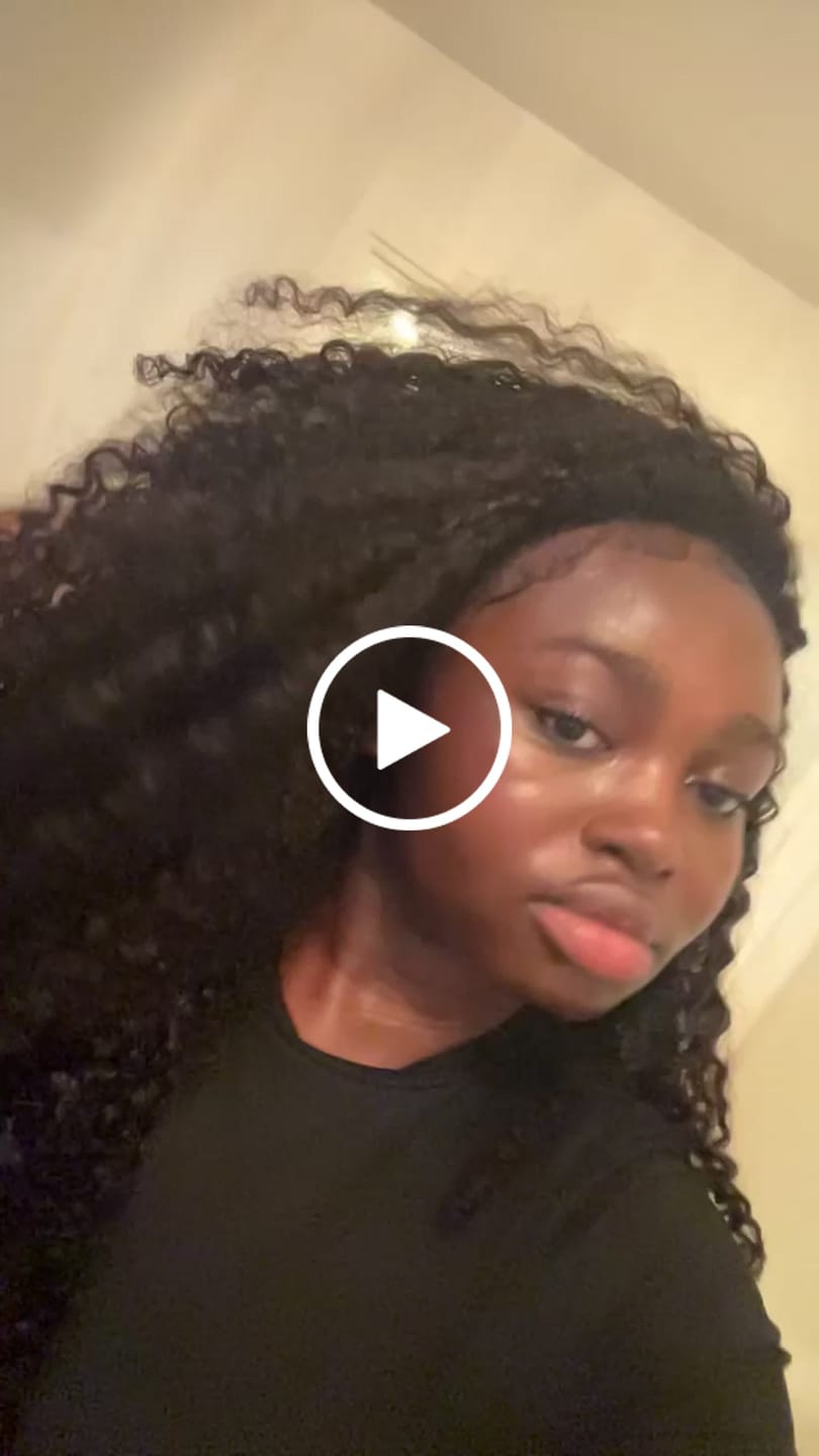 Customer video review of LM Baby Curly™️ (Low-Maintenance Collection)- Virgin Hair