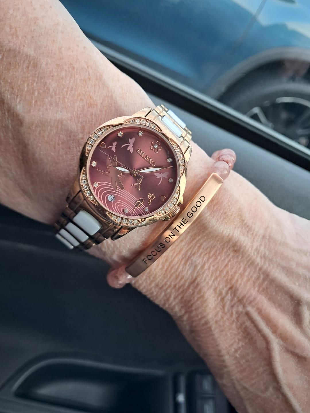 Customer photo review of DROP #10: FOCUS ON THE GOOD - BRACELET