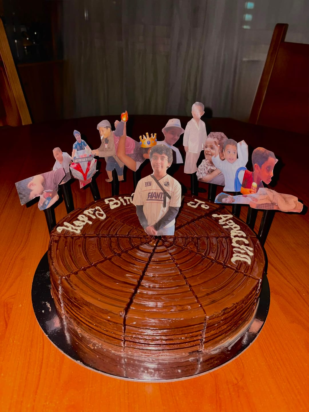 Customer photo review of Double Chocolate Cake
