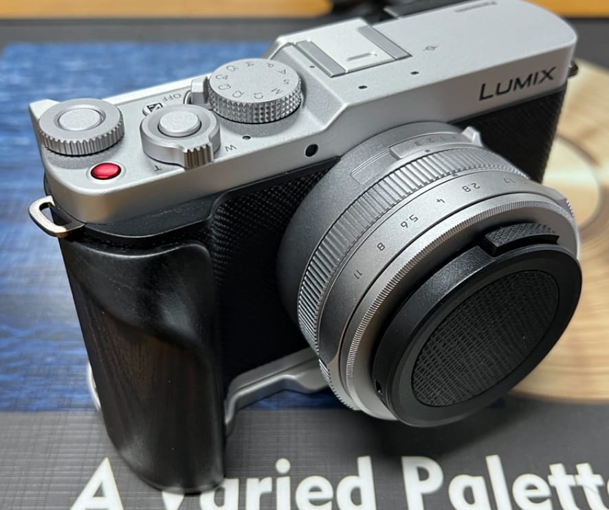 Customer photo review of Panasonic LUMIX L10 Wooden Hand Grip