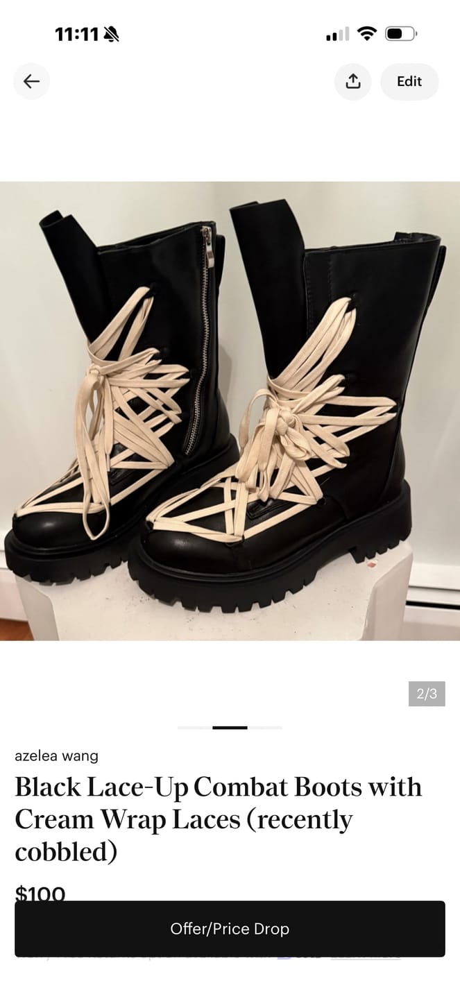 Customer photo review of ARJUN-BLACK COMBAT BOOTIE