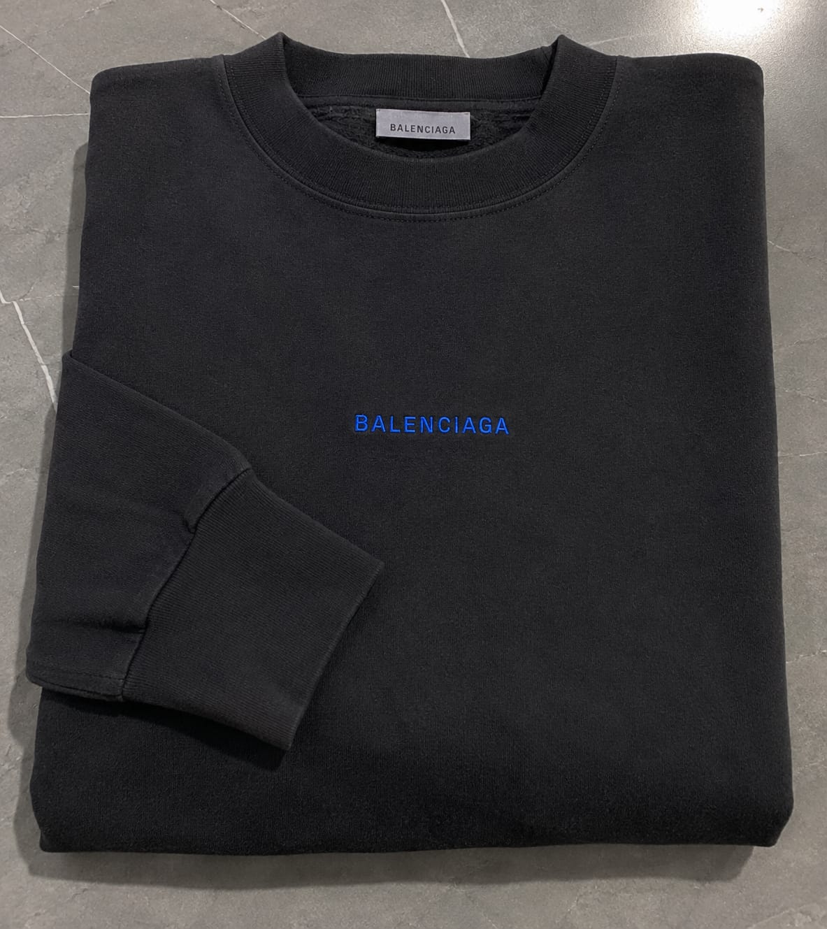 Customer photo review of Balenciaga Logo cotton jersey T-shirt