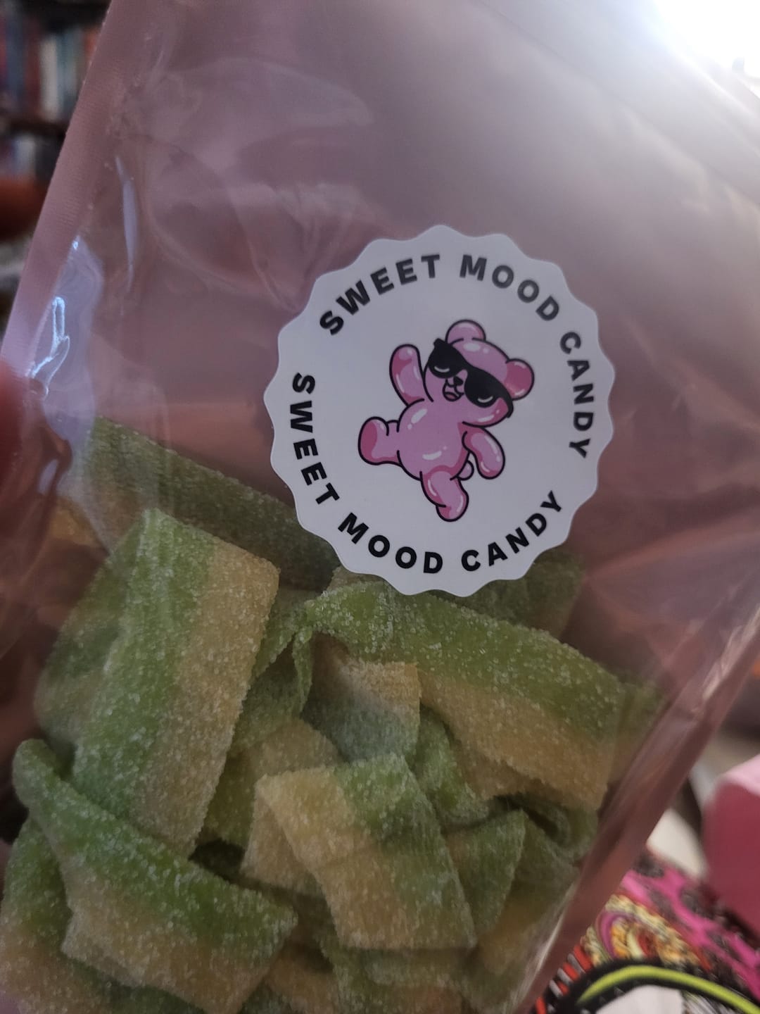 Customer photo review of Just Enough - 
Pickle Sour Belts