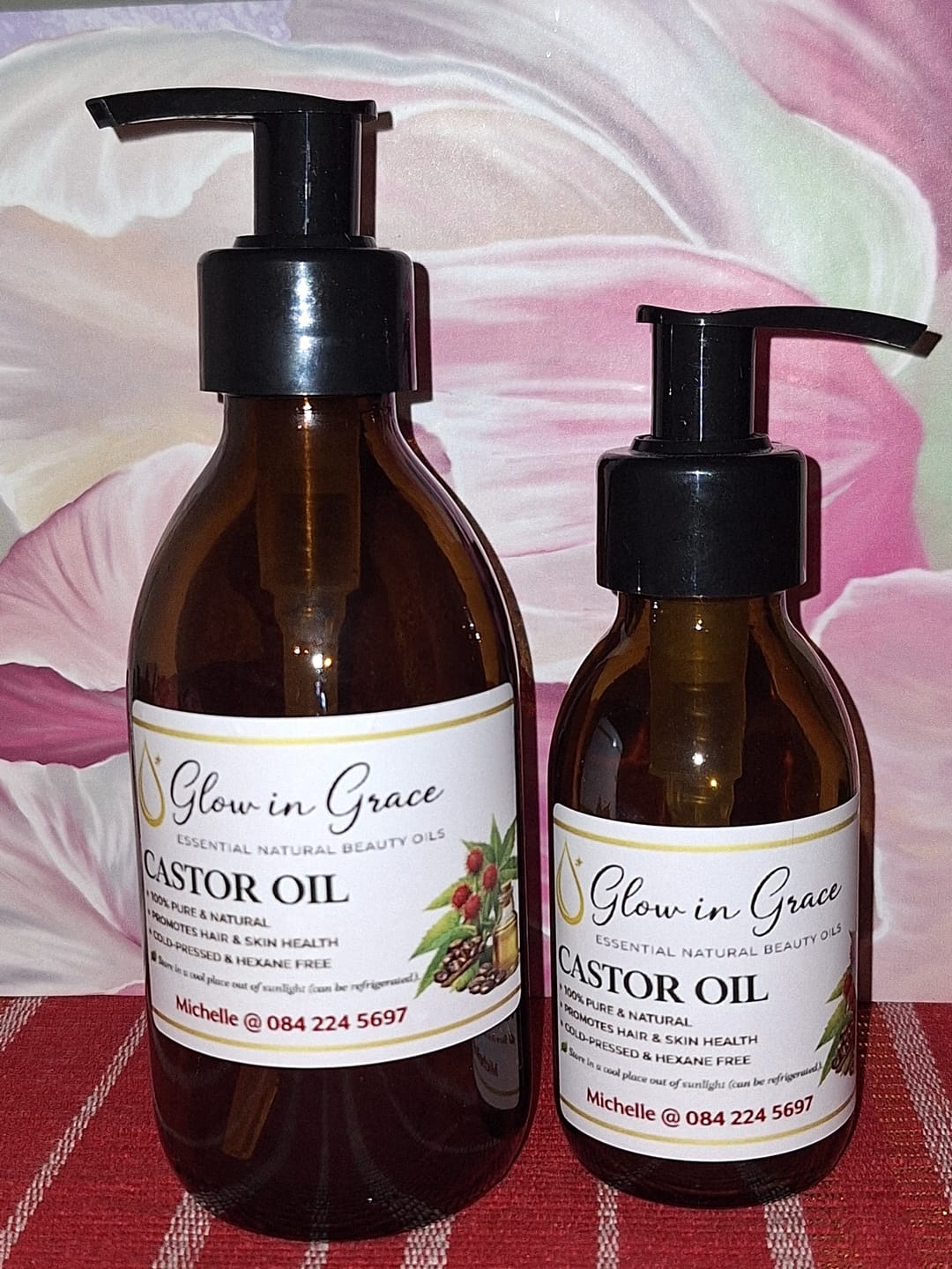 Customer photo review of Pure Castor Oil Cold-Pressed Hexane-Free