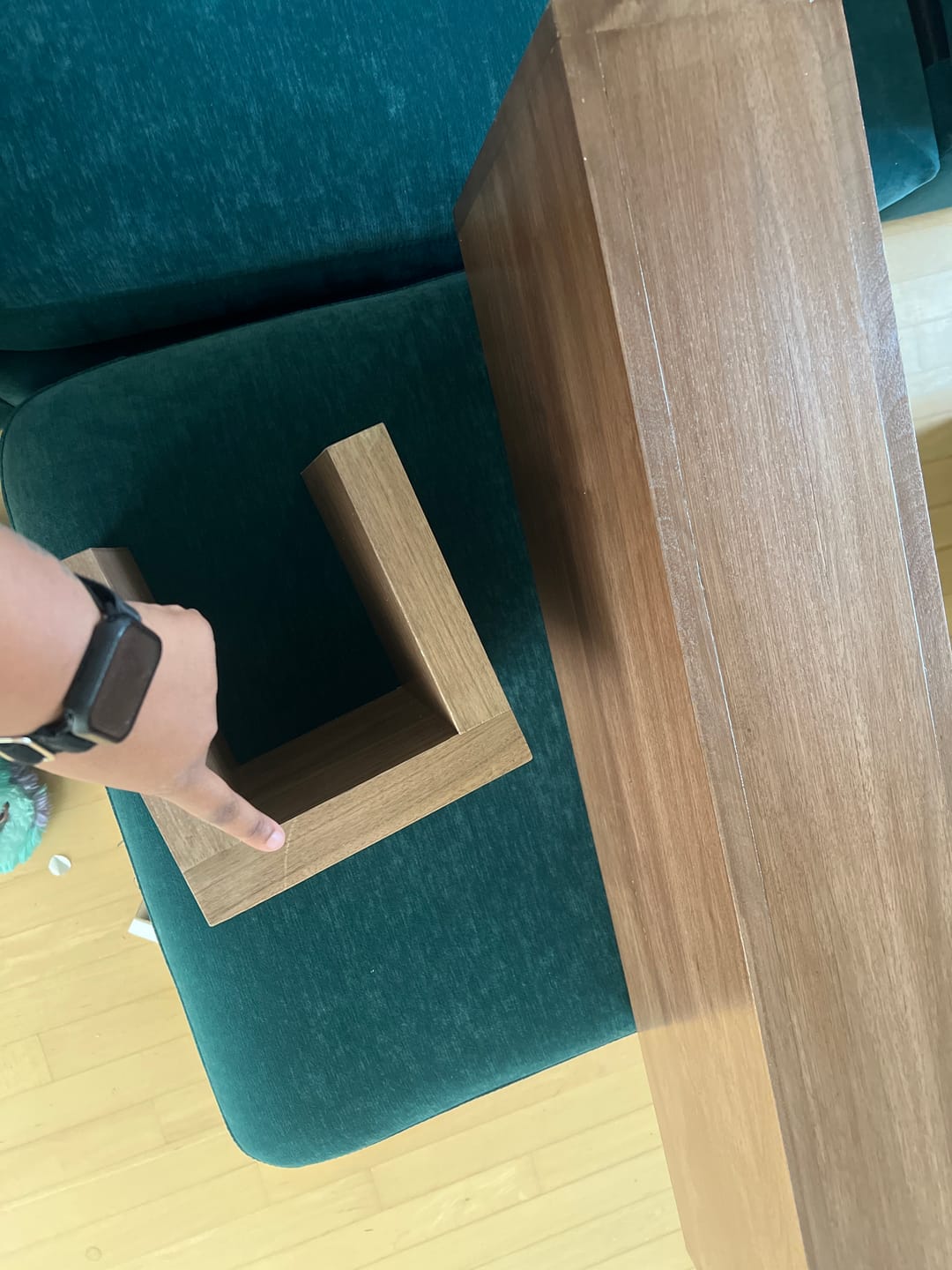 Customer photo review of Elite Comfort Sectional