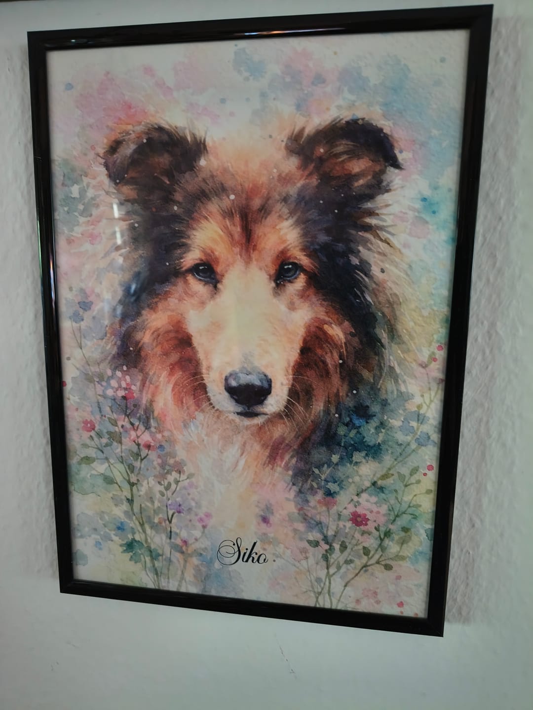 Customer photo review of Personalised Poster - Watercolour