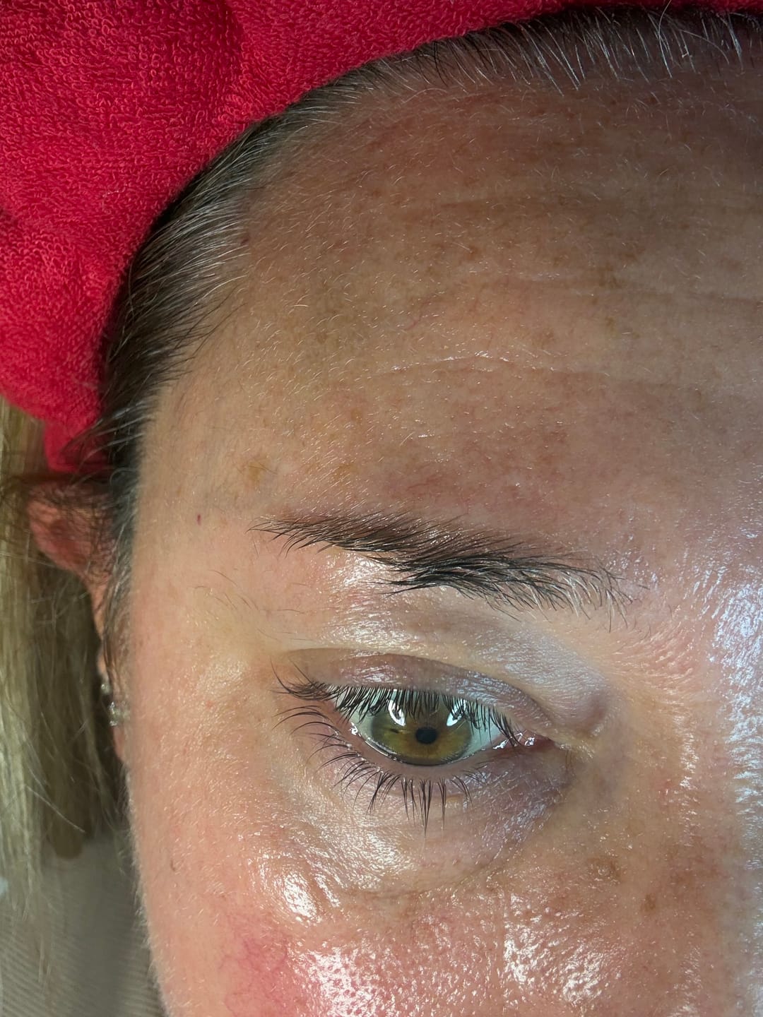 Customer photo review of Eyelash Serum