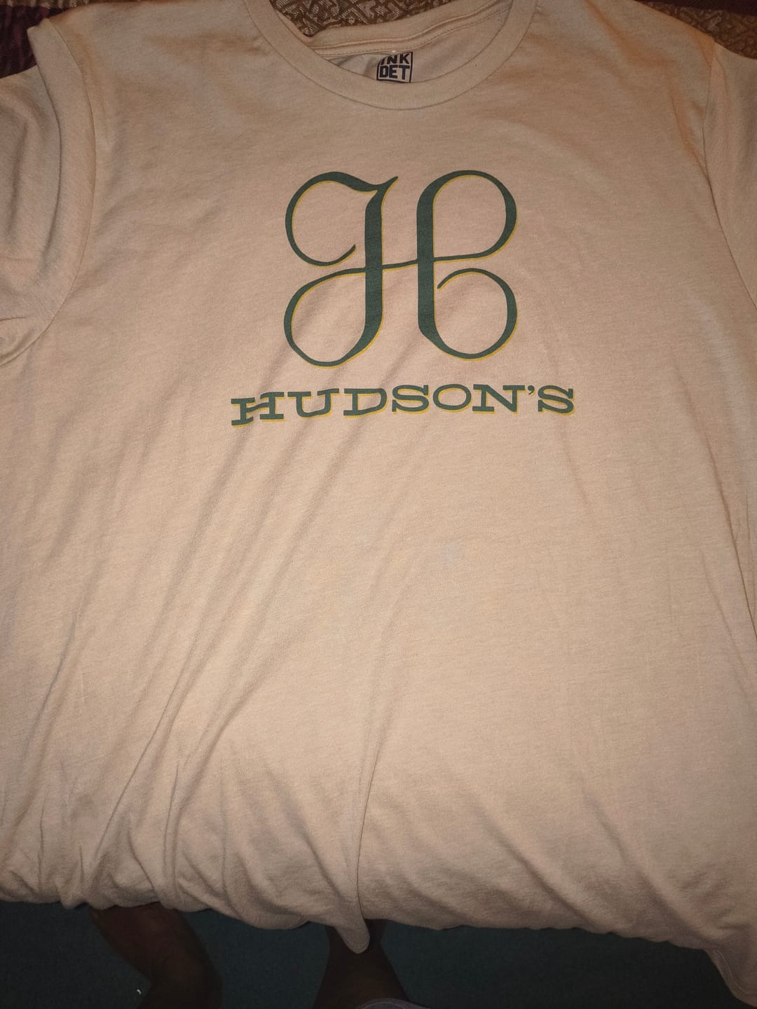 Customer photo review of Vintage Hudson's T-Shirt - Heather Tan