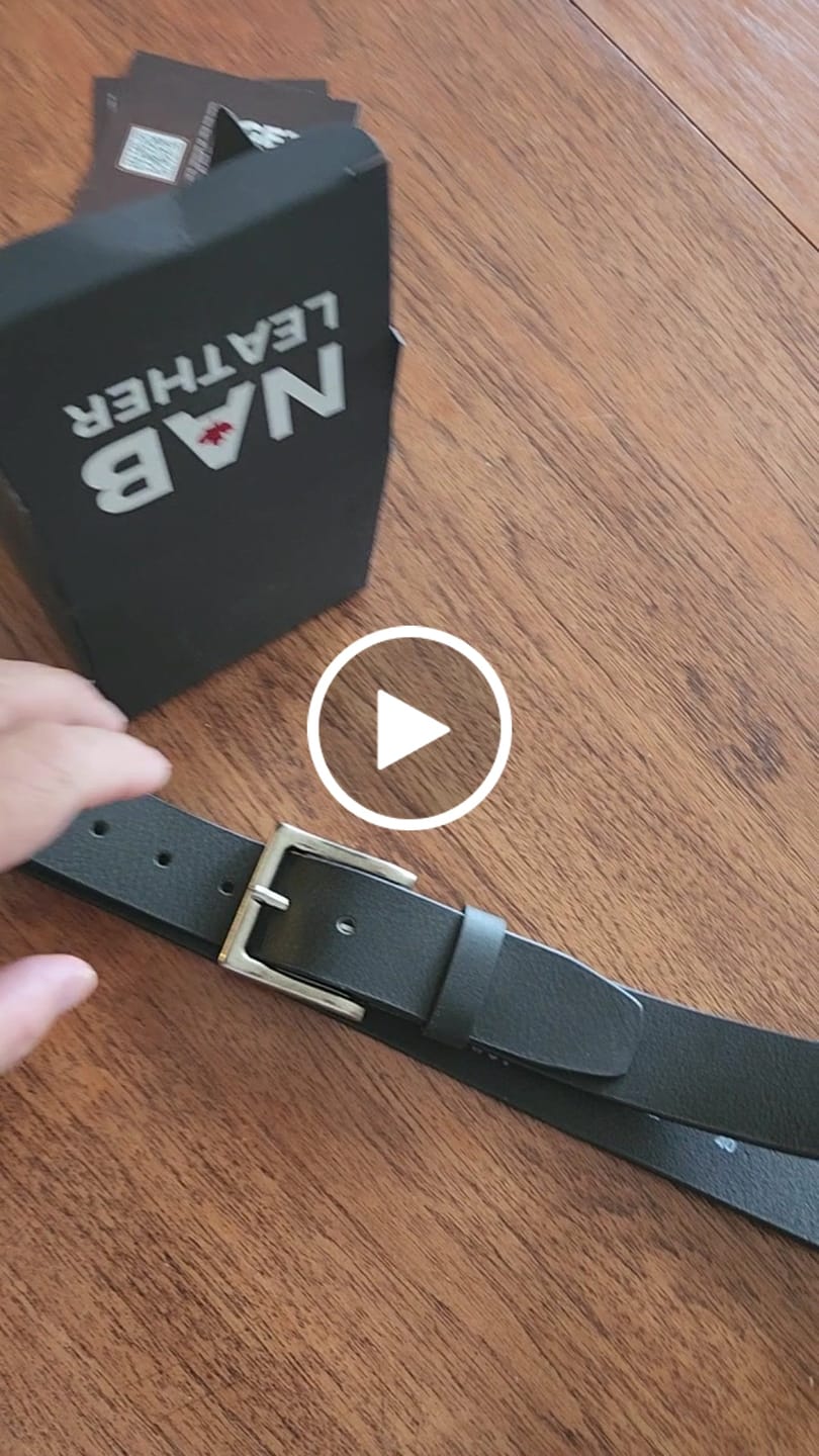 Customer video review of The Long Haul Belt - Classic Black 100% Full-Grain Leather Belt