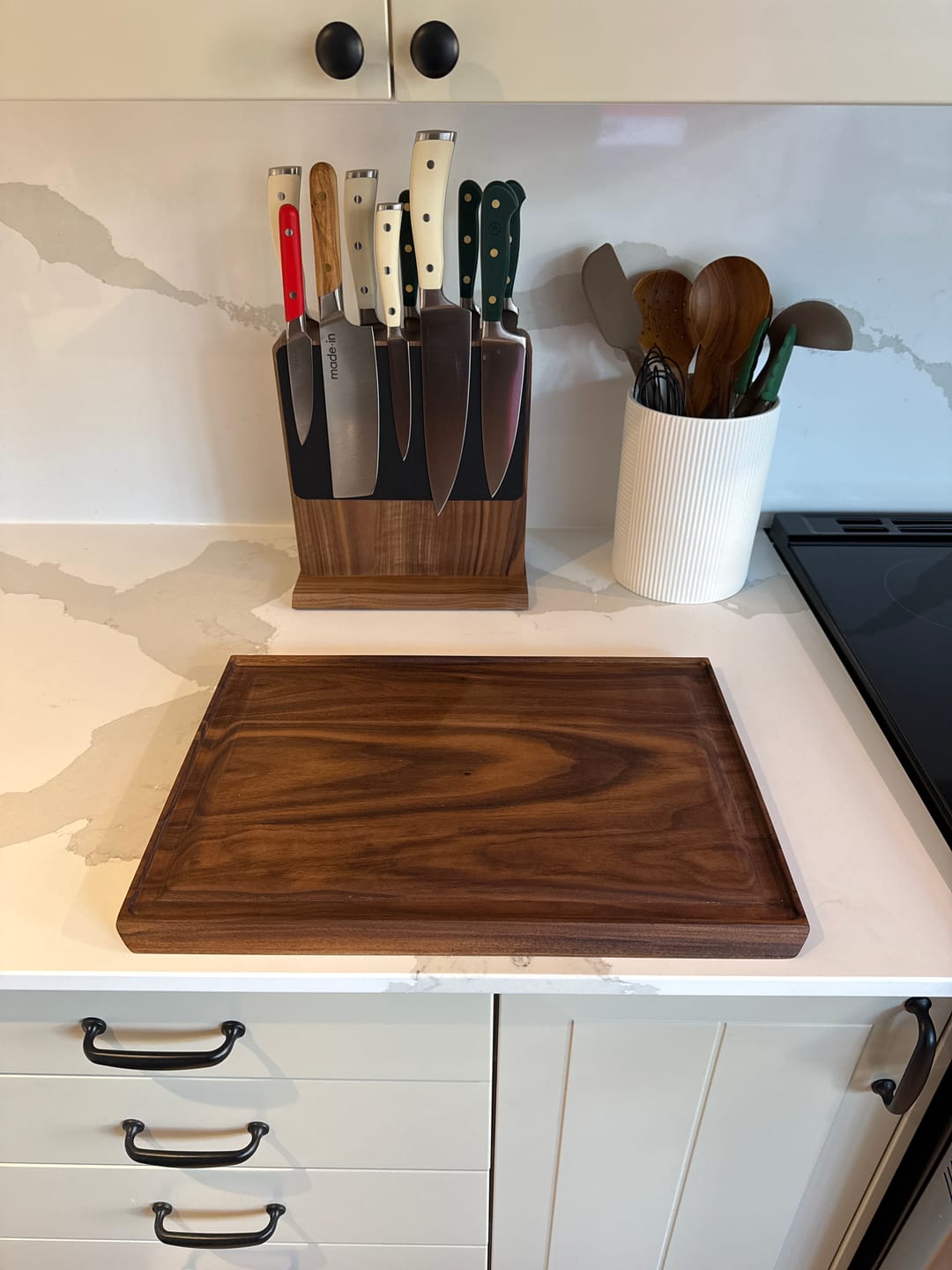 Customer photo review of Medium Board - Walnut