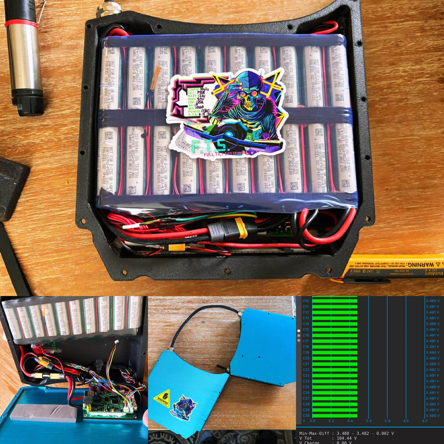 Customer photo review of Molicel 21700 P50B 5000mAh 60A Battery