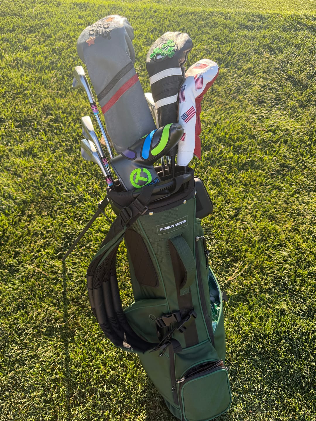 Customer photo review of Hudson Looper Golf Bag 2.0