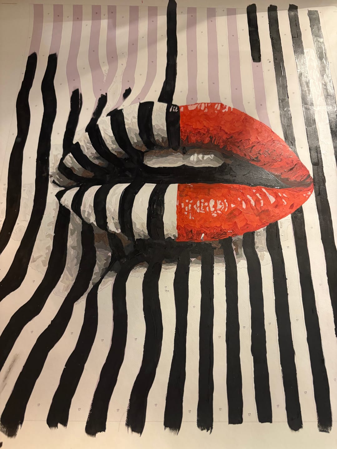 Customer photo review of Bold Expression | Paint by Number