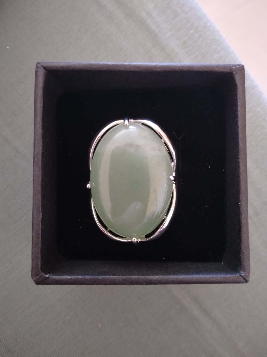 Customer photo review of Bague Aventurine
