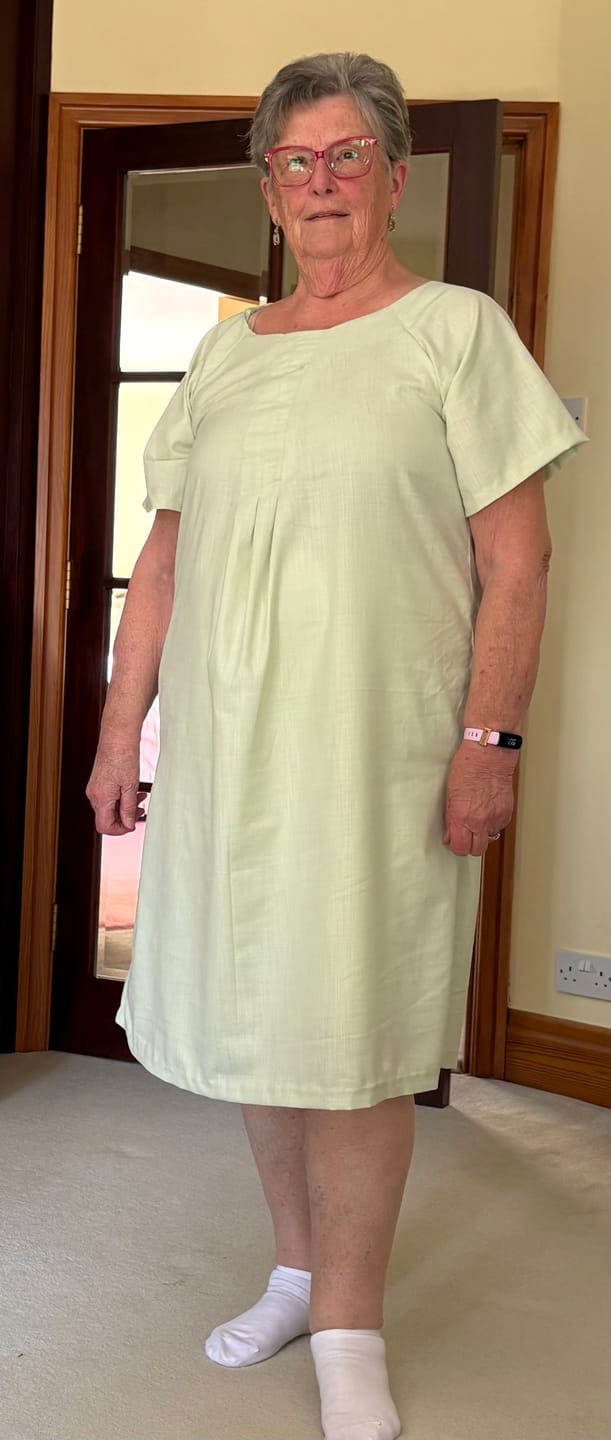 Customer photo review of Plain Linen Viscose Blend Fabric
