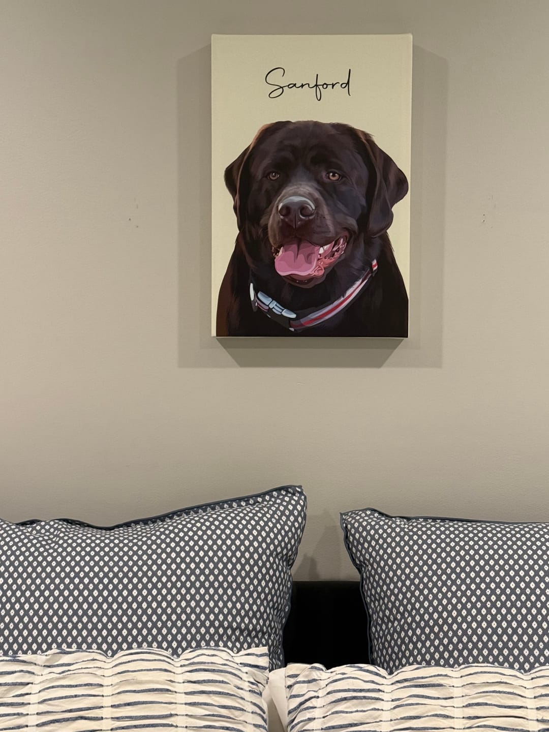 Customer photo review of Pet Art Canvas Wrap