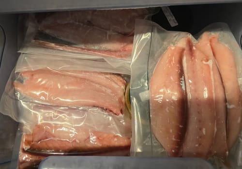 Customer photo review of 5KG Trevally Fillets (Skinned and Boned) Frozen