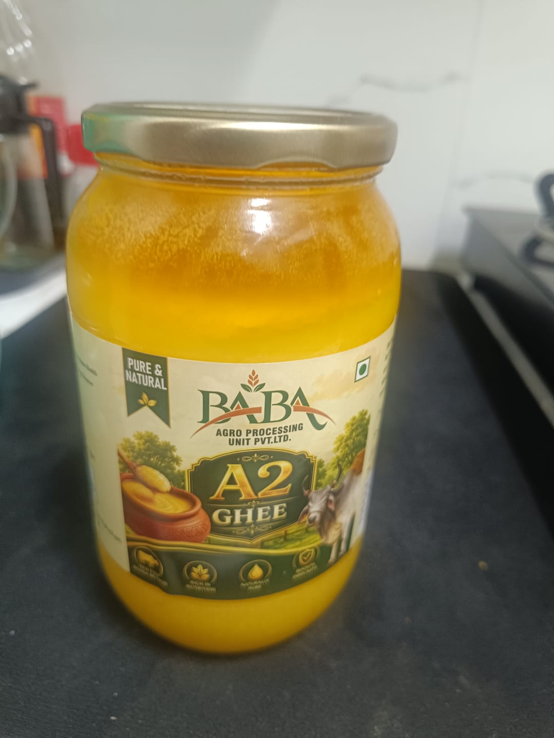 Customer photo review of BABA Sudh A2 Ghee | Pure & Traditional Desi Ghee | Rich Aroma & Taste | Purity Guaranteed I 1000 ML