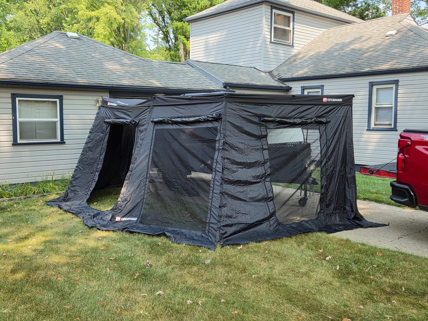 Customer photo review of OPENROAD 270 Degree Awning XL