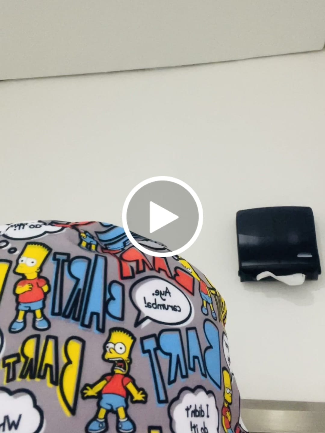 Customer video review of Gorro quirúrgico Simpsons yo no fui