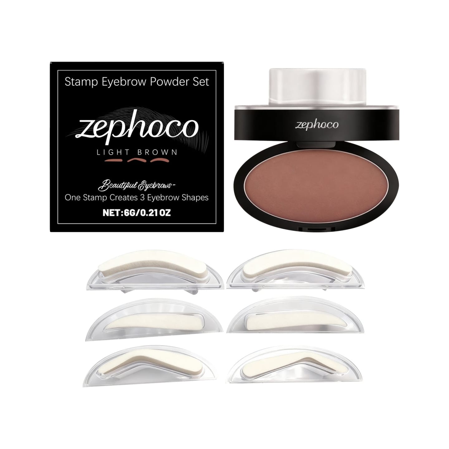 Customer photo review of Stamp & Go Brow Powder Duo