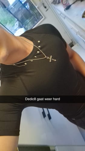 Customer photo review of Dedic8 Mega Tee