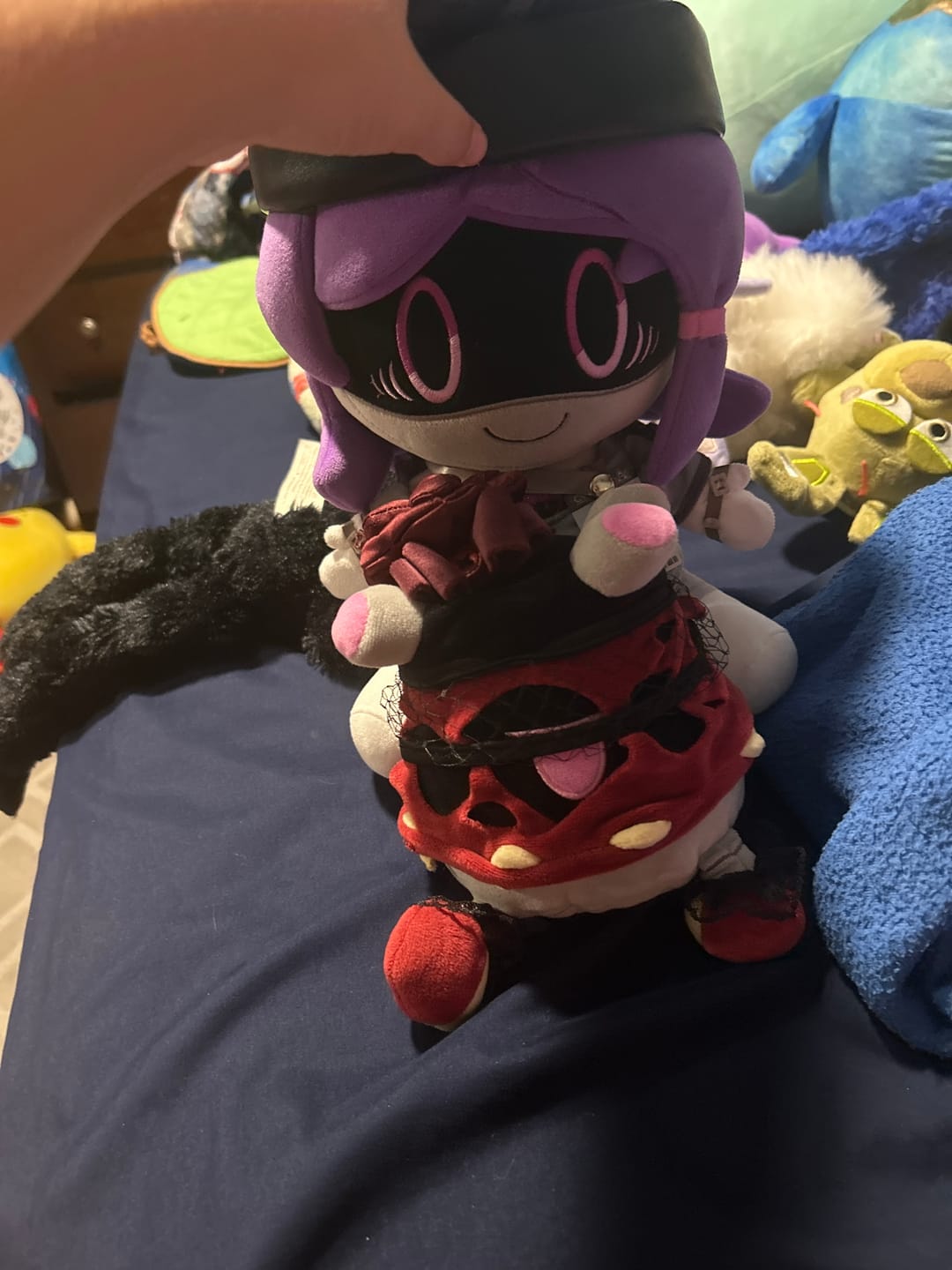 Customer photo review of Nori and Heart Plushes
