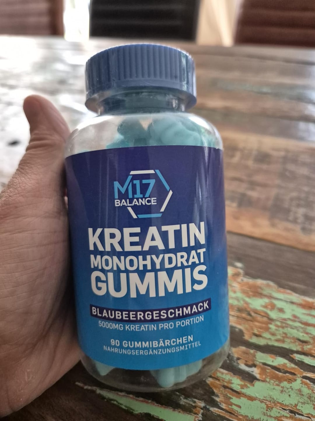 Customer photo review of Creatine Gummies – Blueberry