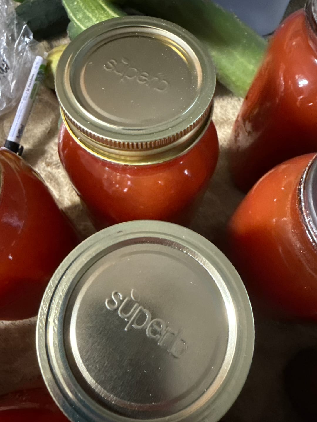 Customer photo review of Bulk Canning Bands - Regular Mouth