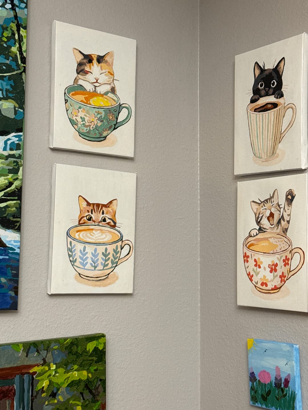 Customer photo review of Coffee Cup Kittens | 4 Mini Kits