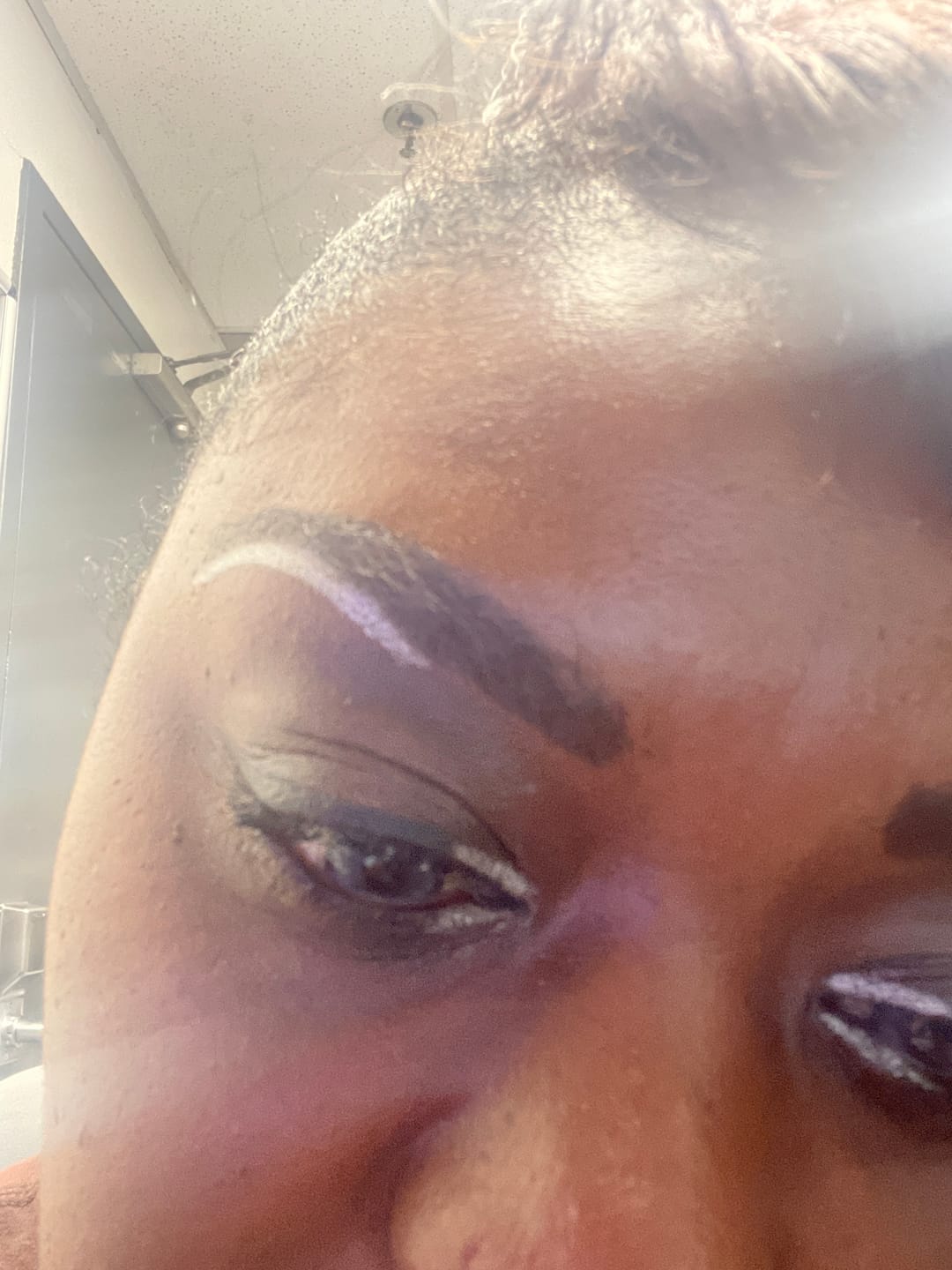 Customer photo review of Norko Gray Prescription Colored Contact Lenses