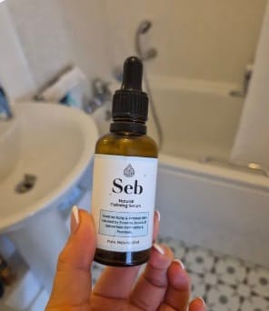 Customer photo review of Seb Natural Calming Serum