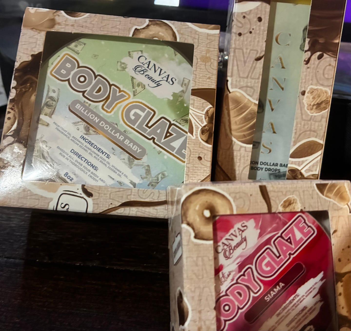 Customer photo review of BODY GLAZE: BILLION DOLLAR BABY