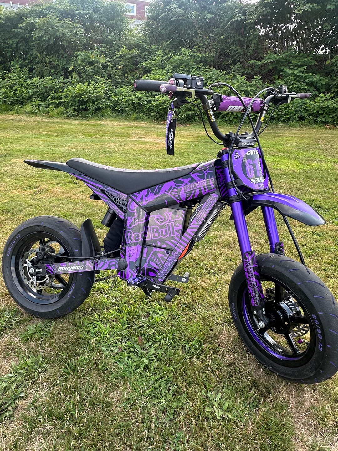 Customer photo review of Rear Shock Cover — Warp 9 & Soleil Supplies Editions