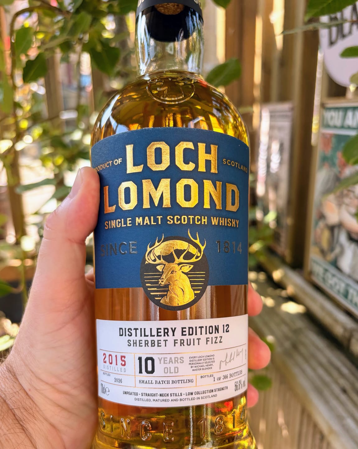 Customer photo review of Distillery Edition Twelve - 10 Year Old Single Malt Scotch Whisky