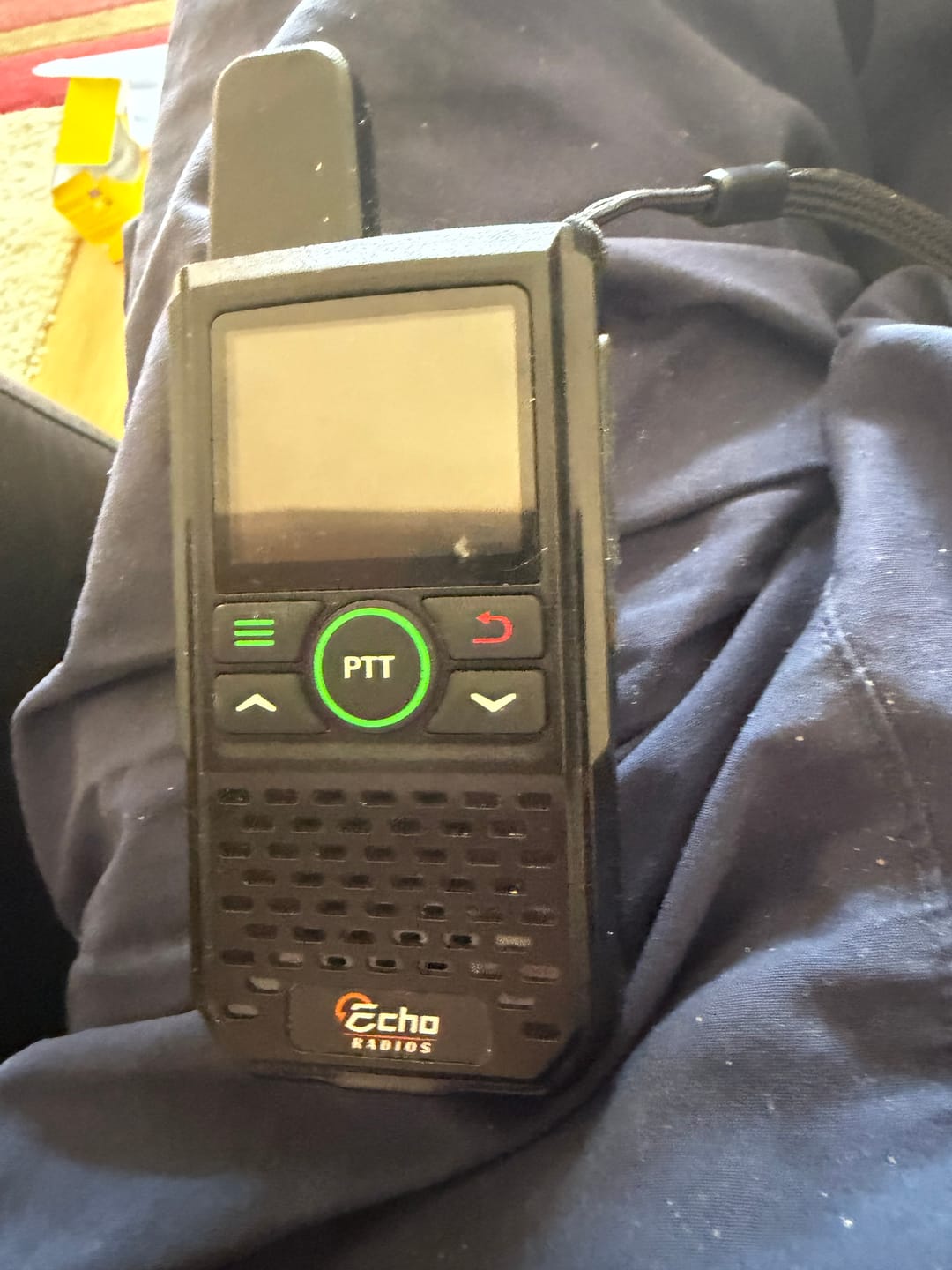 Customer photo review of Echo Radios PTT Walkie-Talkie