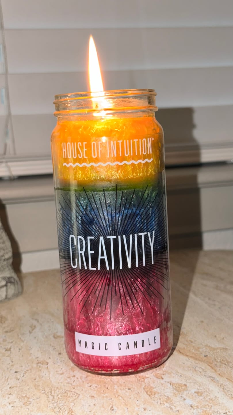 Customer photo review of Creativity Magic Candle