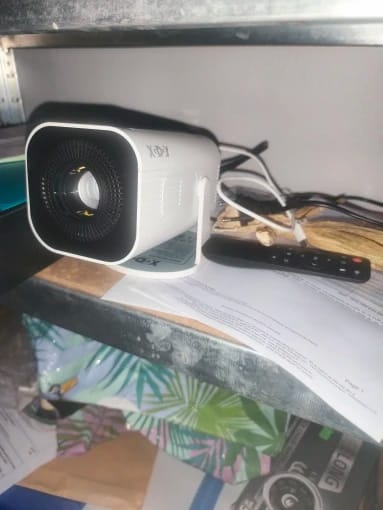 Customer photo review of DarkCast Halloween Projector™