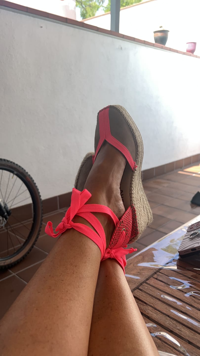 Customer photo review of Alpargata Mara Fucsia