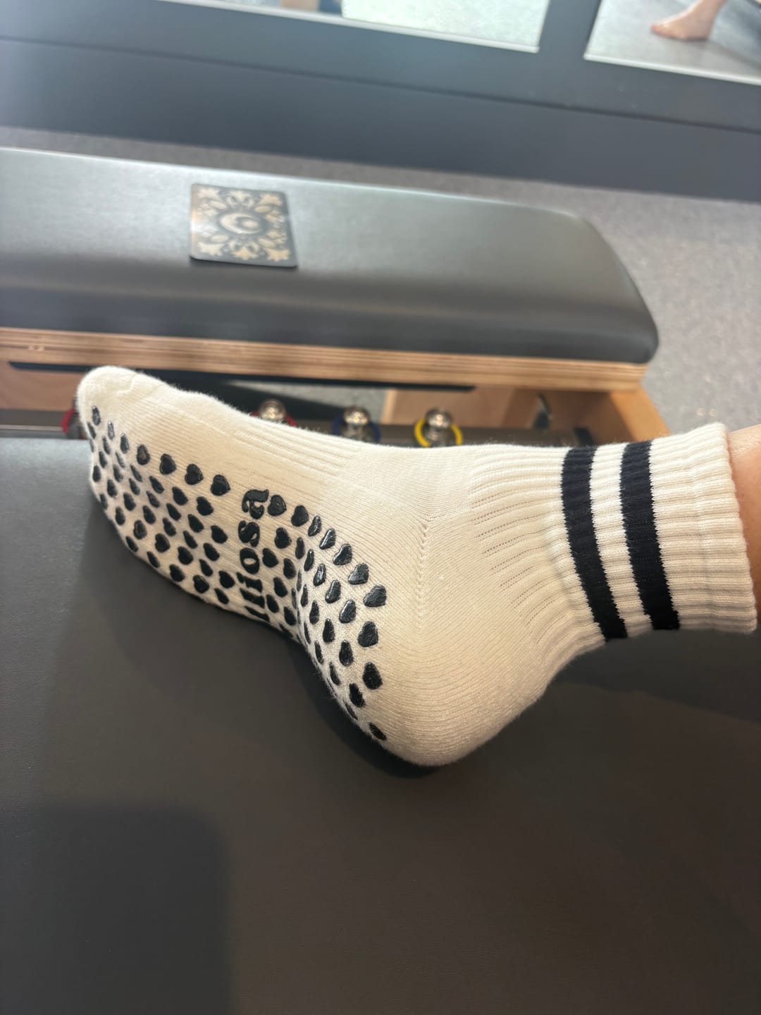 Customer photo review of Grip Stripes - Coconut Cream