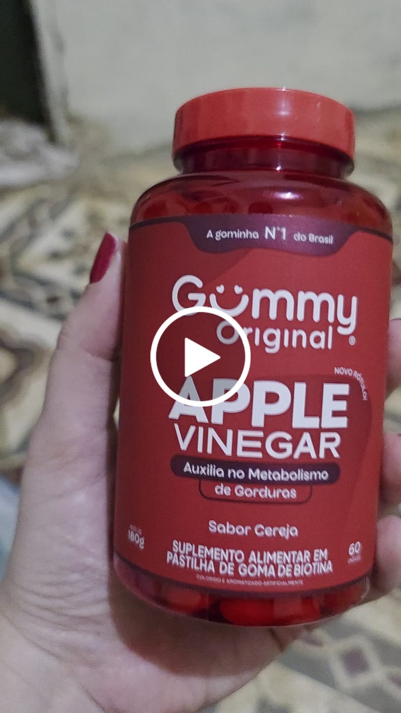 Customer video review of Gummy® Vinagre de Maçã - 180 g