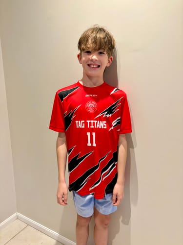 Customer photo review of Flight Jersey Lightning - Red