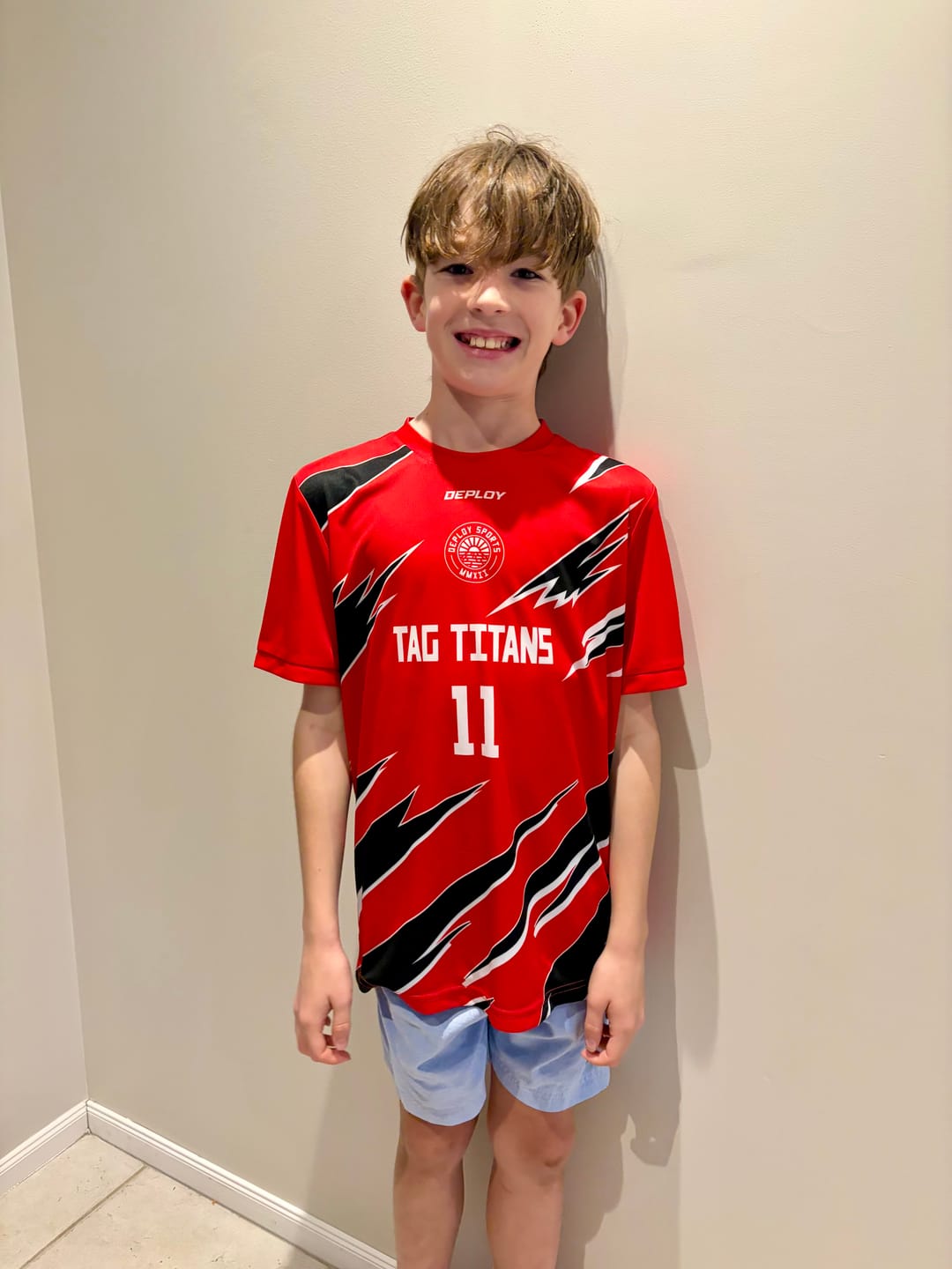 Customer photo review of Flight Jersey Lightning - Red