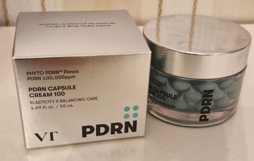 Customer photo review of Kapsulu krēms ar PDRN un peptīdiem VT Cosmetics PDRN Capsule Cream 100