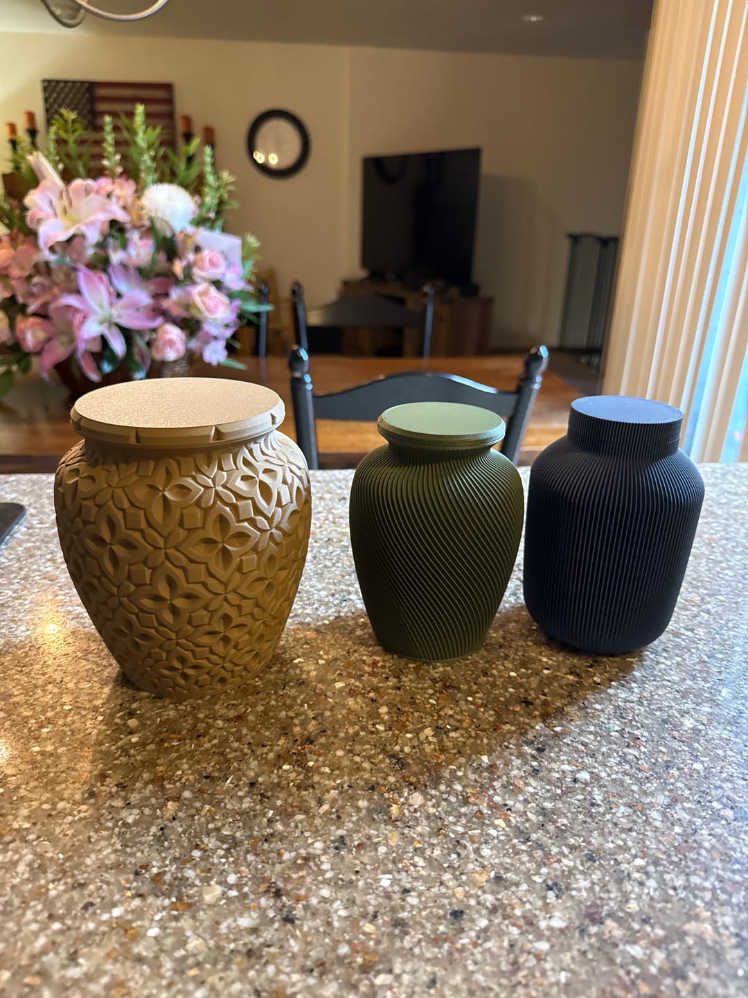 Customer photo review of Elm Urn