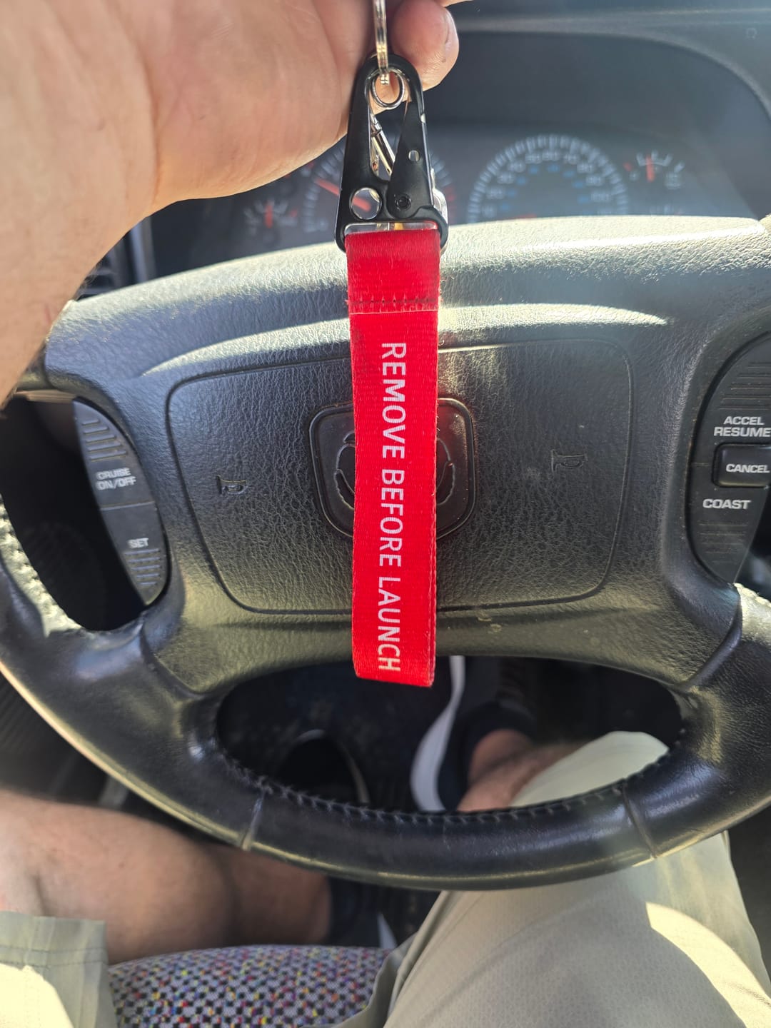 Customer photo review of 80Eighty® Remove Before Launch WristStrap