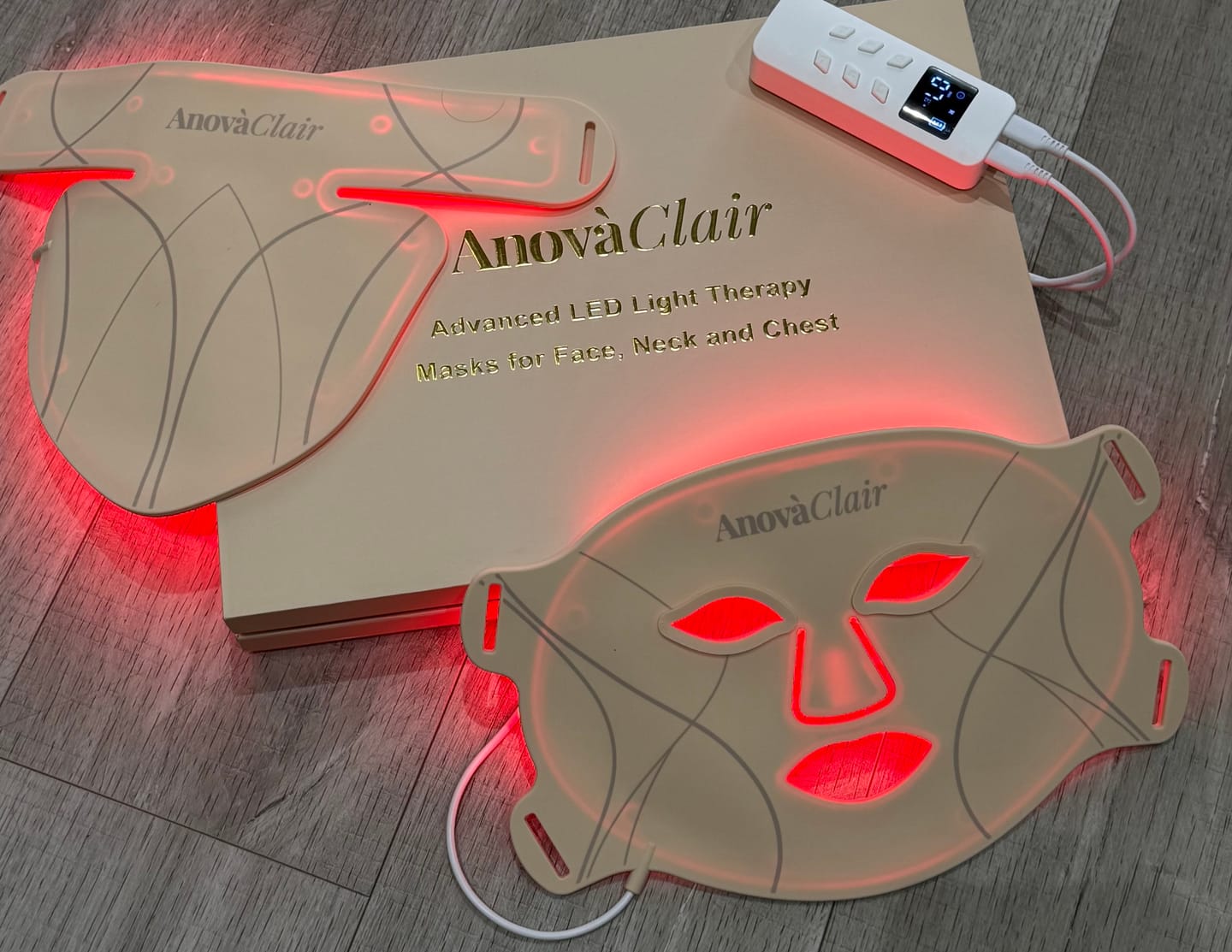 Customer photo review of AnovàClair Advanced Full Coverage LED Mask