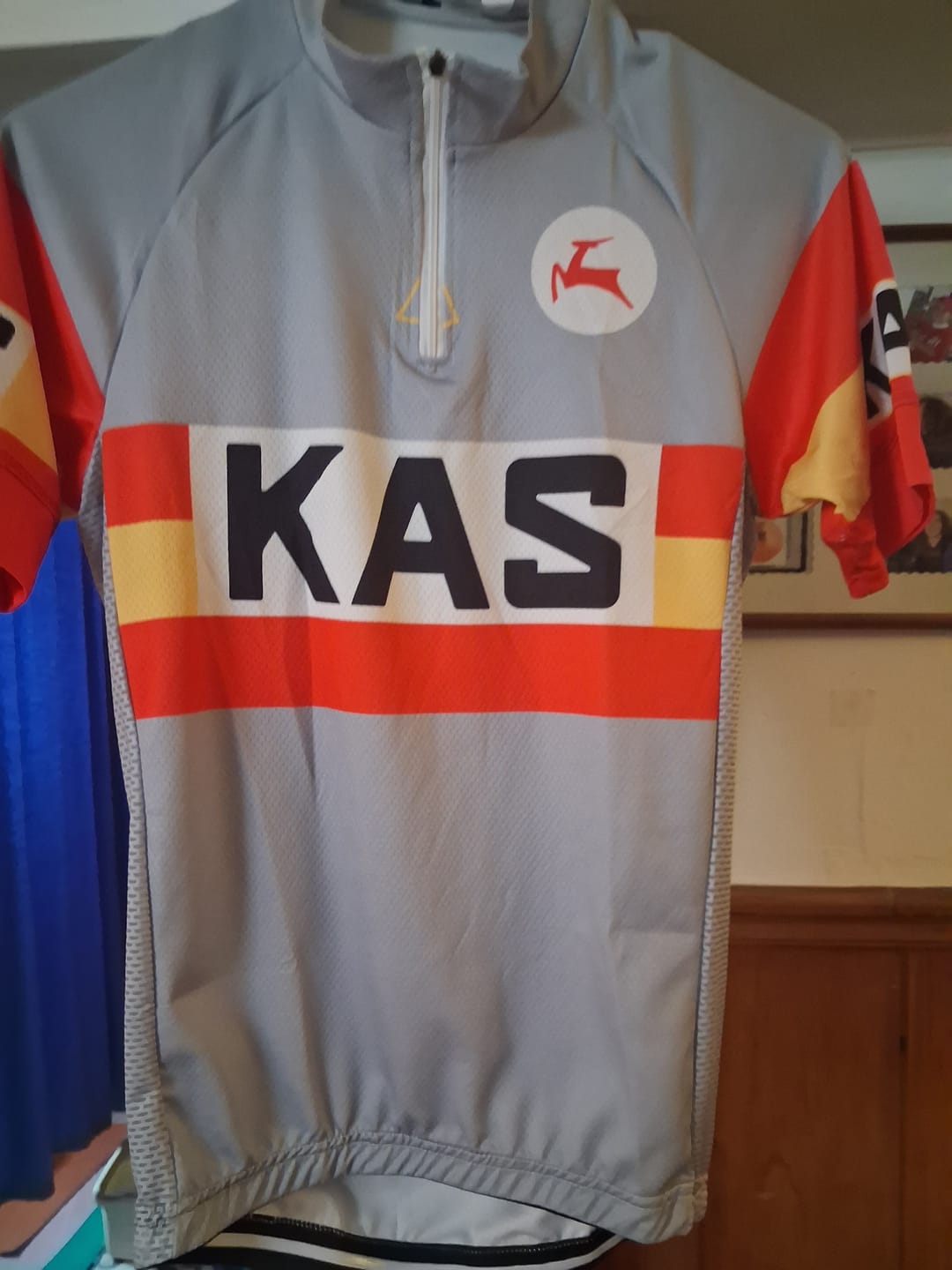 Customer photo review of KAS Grey Retro Short sleeves Jersey