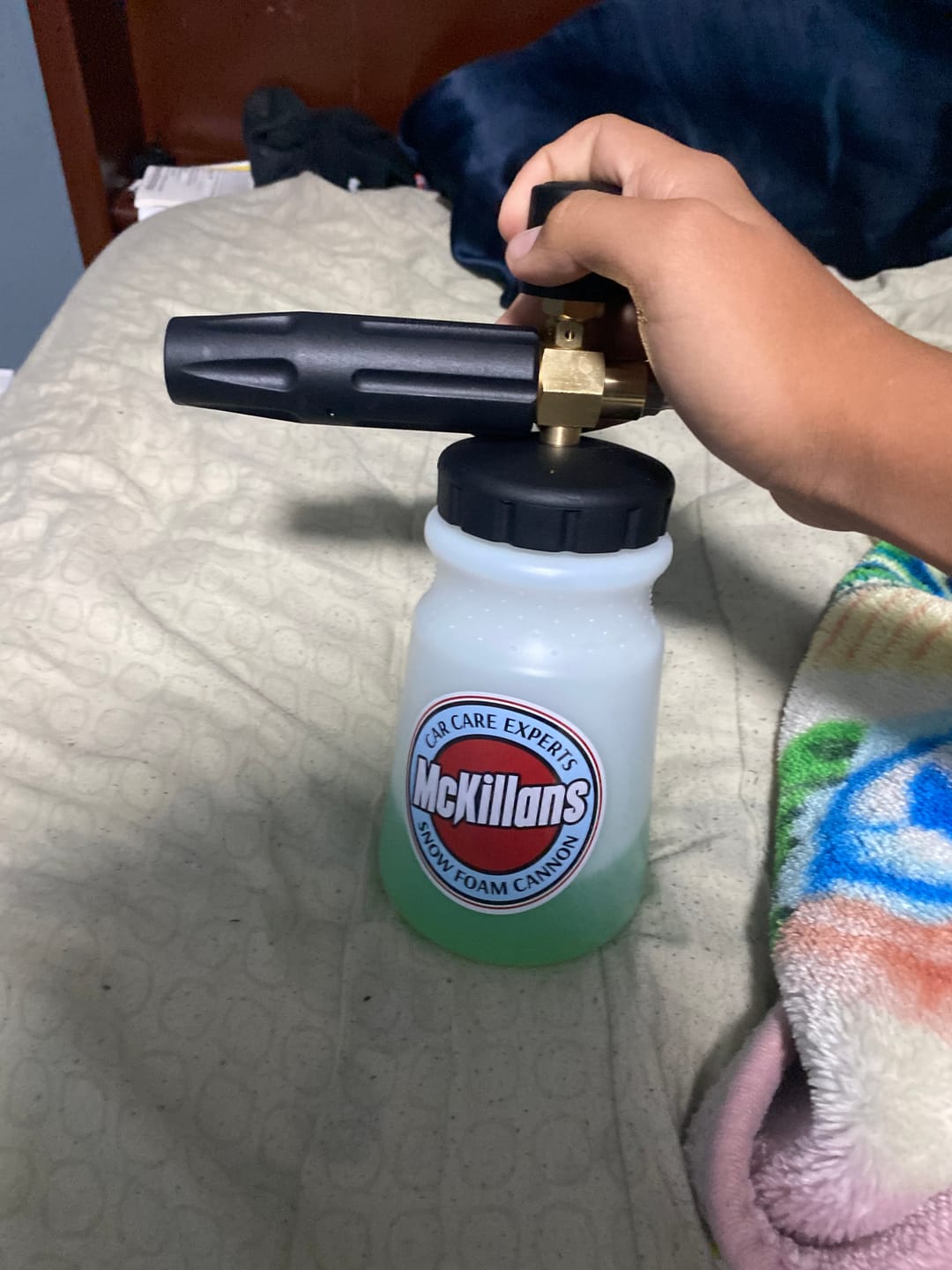 Customer photo review of Wide Mouth Foam Cannon
