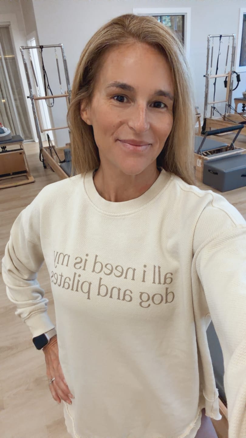 Customer photo review of All I Need Is My Dog And Pilates